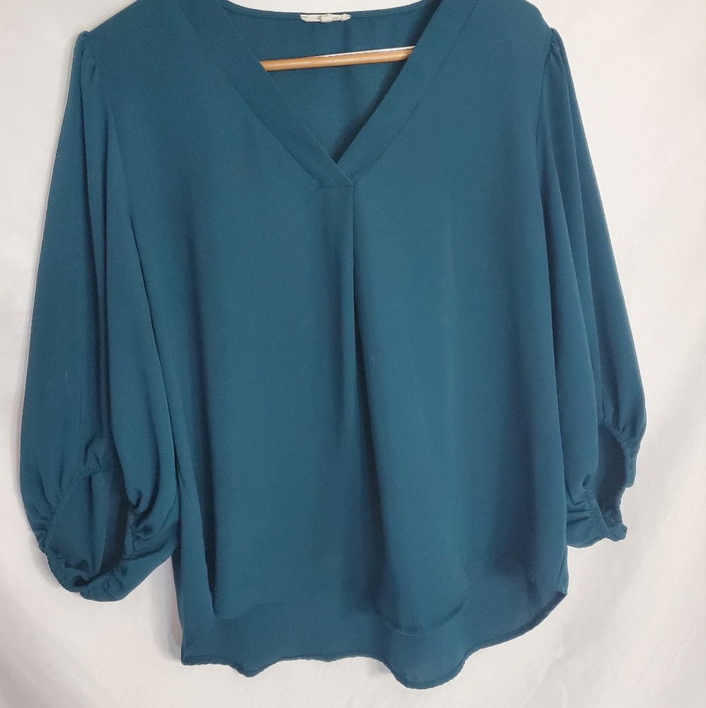 Blue Maurices blouse XL
